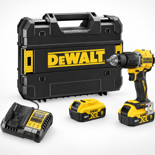 DeWalt Akülü Darbeli Matkap 18V, 2×5.0Ah Akülü DCD799P2T-QW