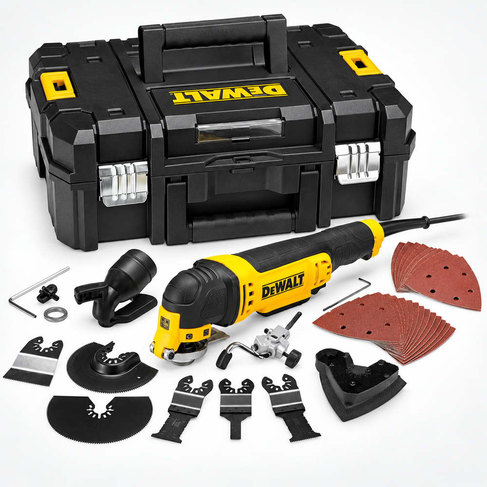 DeWalt Çok Amaçlı Zımpara Ve Kesme Makinesi Zımparalama, Kesme Ve Raspalama DWE315KT-QS - 1
