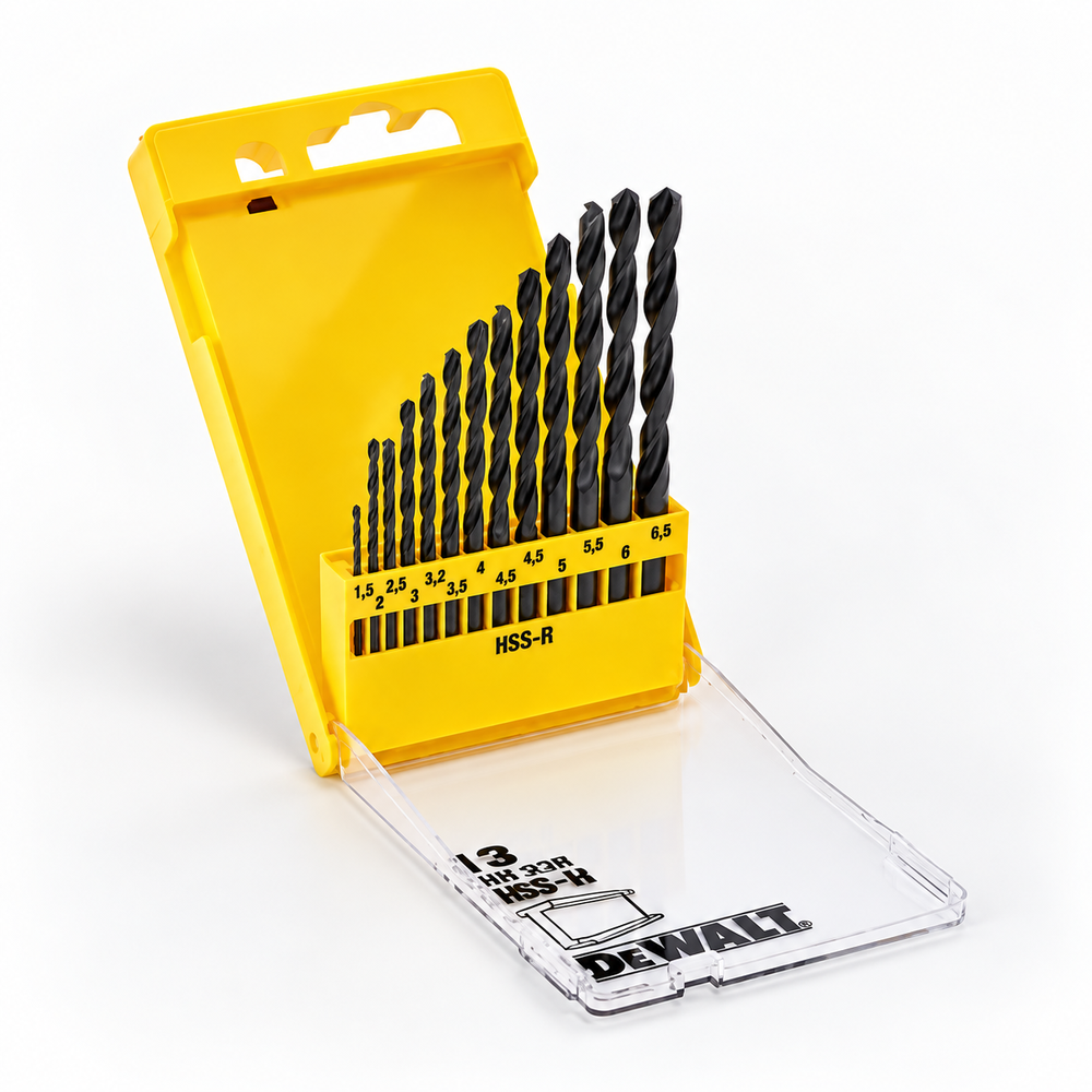 DeWalt Metal Matkap Uç Seti HSS-R, 13 Parça DT5912 - 1