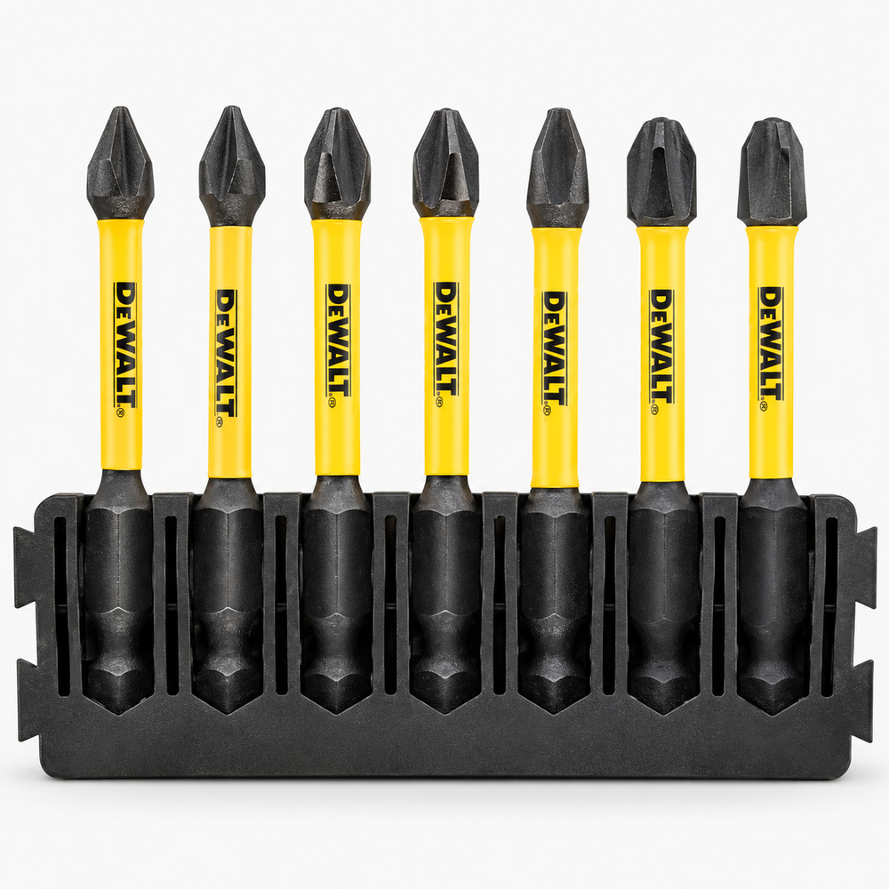 DeWalt Phillips Tornavida Ucu Seti QZ, 57 mm, 7 Parça DT70818 - 1