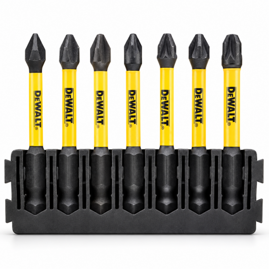 DeWalt Phillips Ve Pozidriv Tornavida Ucu Seti Flextorq, 57 mm, 7 Parça DT70819