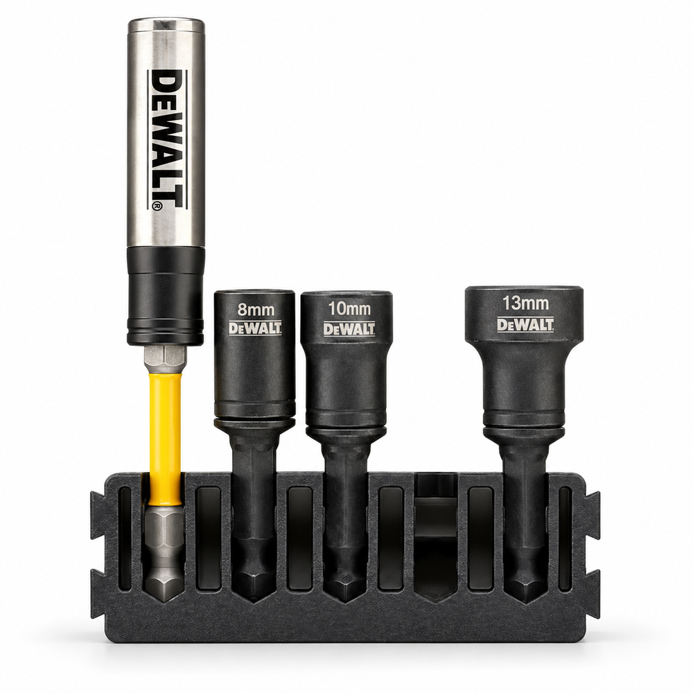 DeWalt Somun Tutucu Seti Temizlenebilir, 4 Parça DT70827 - 1