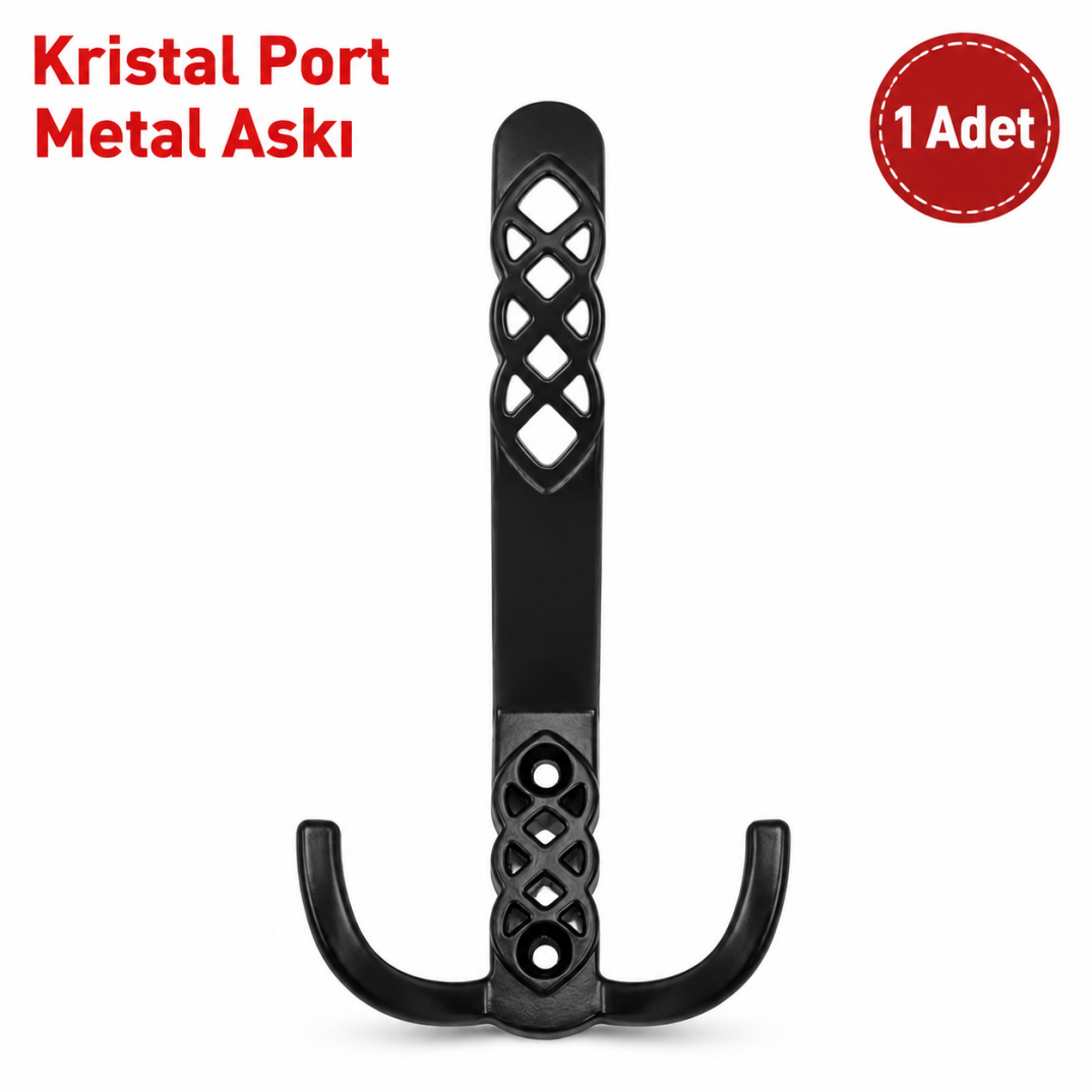 Kristal Port Metal Askı 1'li - 1