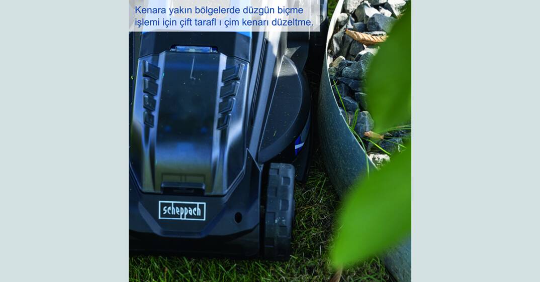 Scheppach BC-MP320-X-SET L Akülü Çim Biçme Makinesi - 4