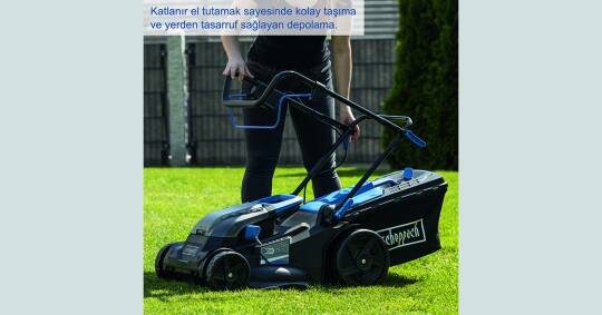 Scheppach BC-MP430-X-SET XL2 Akülü Çim Biçme Makinesi - 4