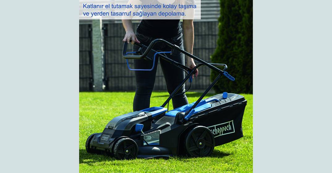Scheppach BC-MP430-X-SET XL2 Akülü Çim Biçme Makinesi - 4