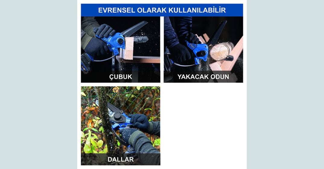 Scheppach BC-PS150-X-SET S Akülü Dal Budama Testeresi - 2