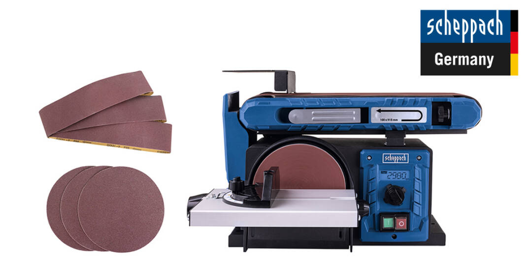 Scheppach BTS900 Bant ve Disk Zımpara Makinesi - 1