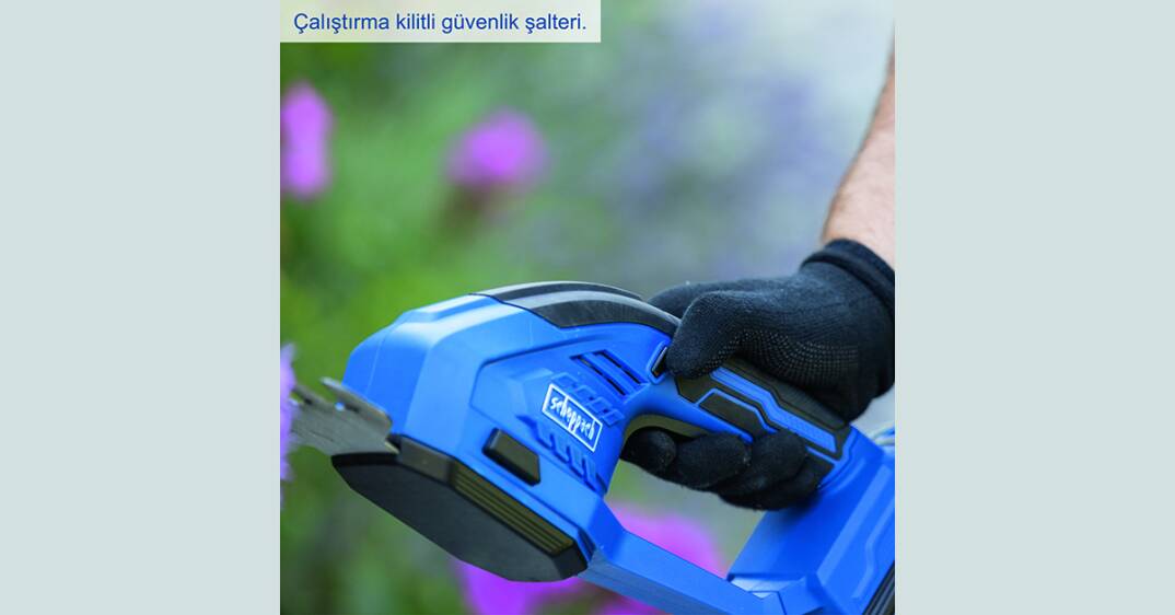 Scheppach C-HTGS200-X-SET S Akülü Çim ve Çit Makası - 3