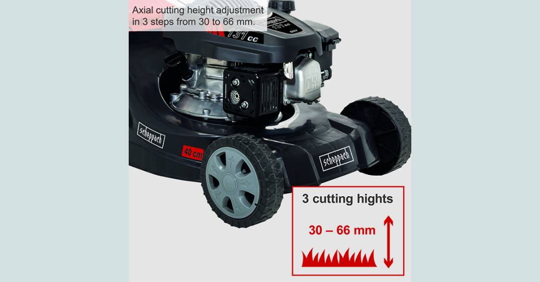 Scheppach MP132-40 Benzinli Çim Biçme Makinesi - 4