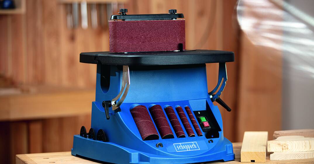 Scheppach OSM600 Salınımlı Silindirik Zımpara Makinesi - 2