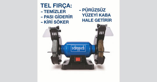 Scheppach SM200LB Tel Fırçalı Taş Motoru - 2