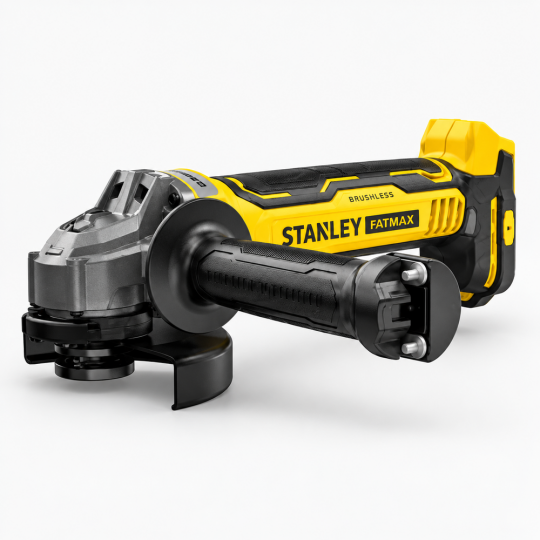 Stanley Fatmax Akülü Avuç Taşlama Makinesi 18V Li-Ion V20, 125 mm, Kömürsüz, Aküsüz SFMCG700B