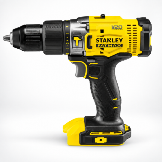 Stanley Fatmax Akülü Darbeli Matkap 18V Li-Ion V20, Aküsüz SCD718B