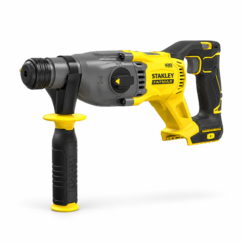 Stanley Fatmax Akülü Kırıcı Delici Matkap 18V Li-Ion V20, Kömürsüz, SDS-Plus, Aküsüz SFMCH900B - 1
