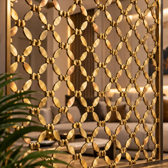 Yahya Decor Code Bodrum 12 X 12 Dekoratif Aisi 304 Paslanmaz Çelik Tel Örgü M2 - 2