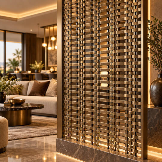 Yahya Decor Code Dolmabahce Dekoratif Aisi 304 Paslanmaz Çelik Tel Örgü M2 - 2