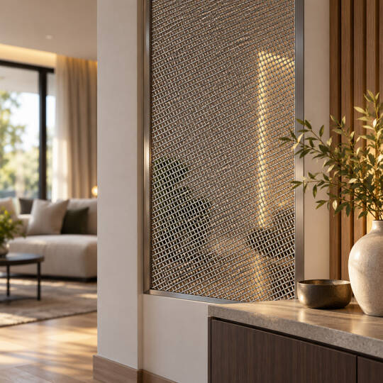 Yahya Decor Slot 15 Darbeli Dekoratif Çelik Tel Örgü M2 - 2