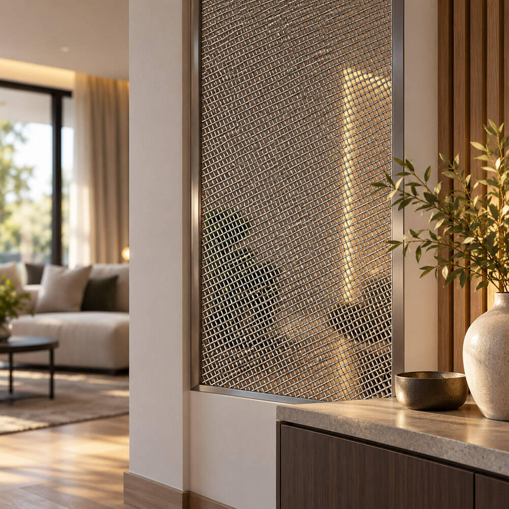 Yahya Decor Slot 15 Darbeli Dekoratif Çelik Tel Örgü M2 - 2