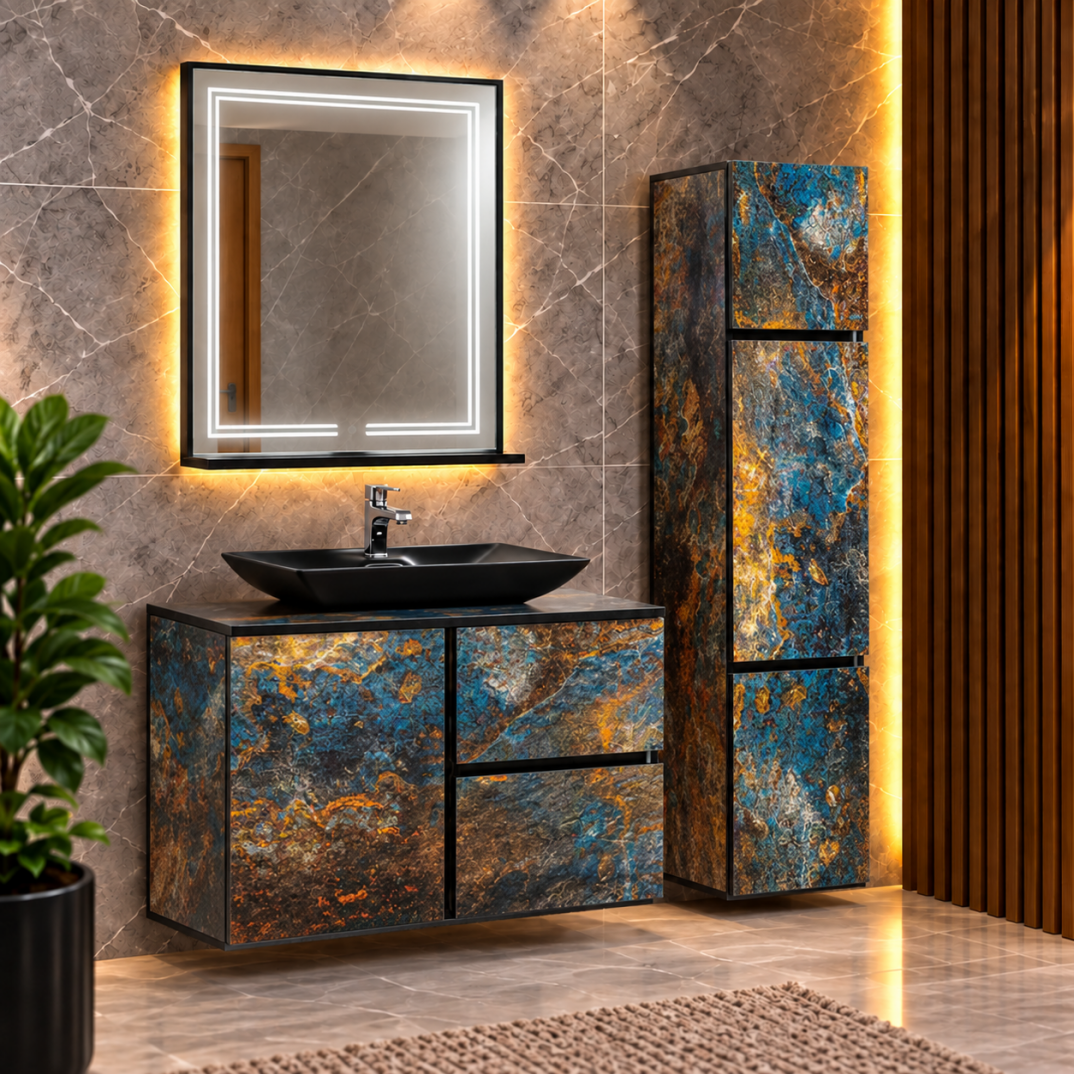 Yahya Galaxy Serisi 100 Cm Banyo Seti - 1