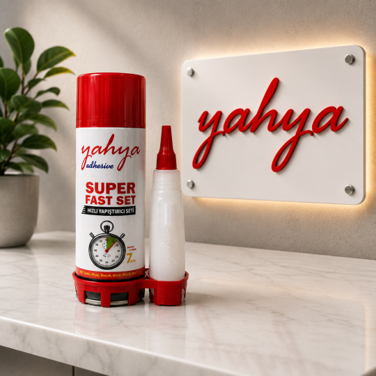 Yahya Hızlı Yapıştırıcı 400 ml Spray 100 ml Yapıştırıcı