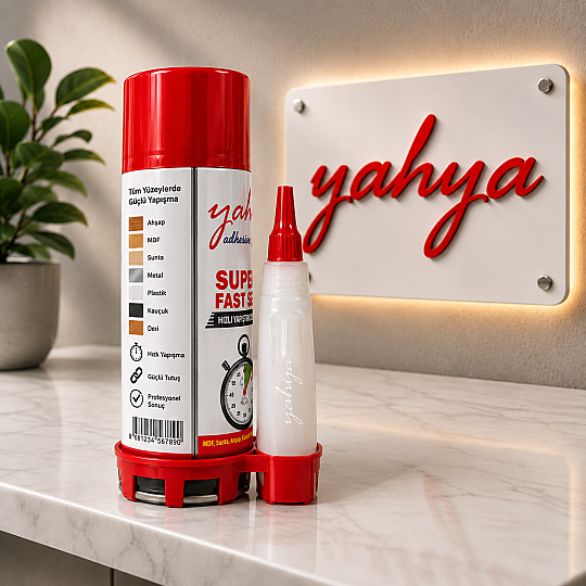 Yahya Hızlı Yapıştırıcı 400 ml Spray 100 ml Yapıştırıcı - 3