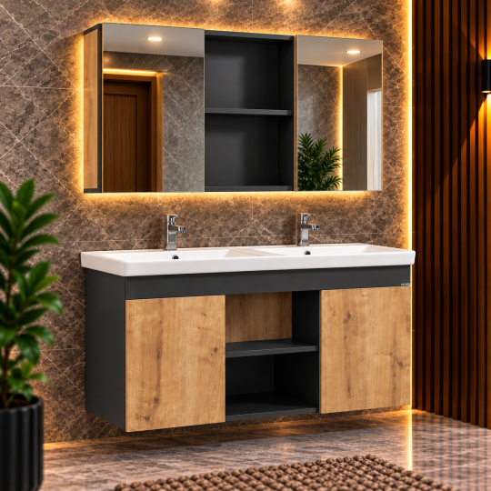 Yahya Twin Serisi 120 Cm Banyo Seti