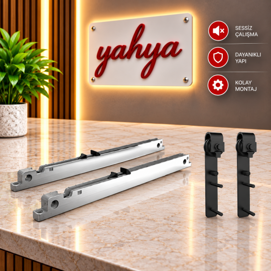 YHY 6100 Frenli Ahır Kapı Mekanizması 2,5 M